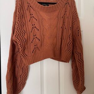 Love Tree Terracotta Knit Sweater